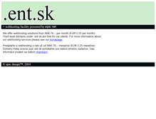 Tablet Screenshot of ent.sk